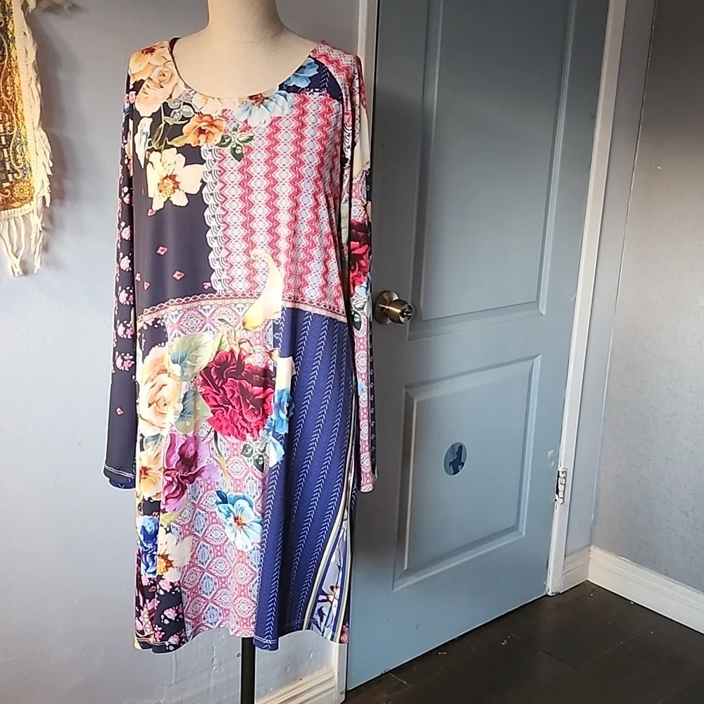 Nwt Johnny Was dress size M - Picture 4 of 10